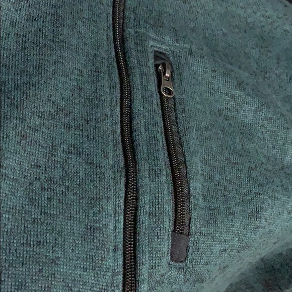 Men’s green/black zippered jacket size small - Picture 8 of 8